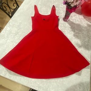 Red Flowing Dress